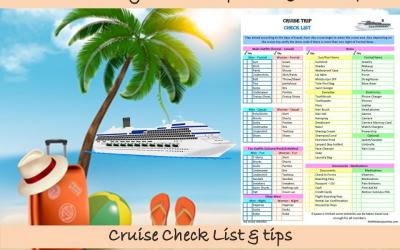 Vacation Cruise Check List (Free Printable)